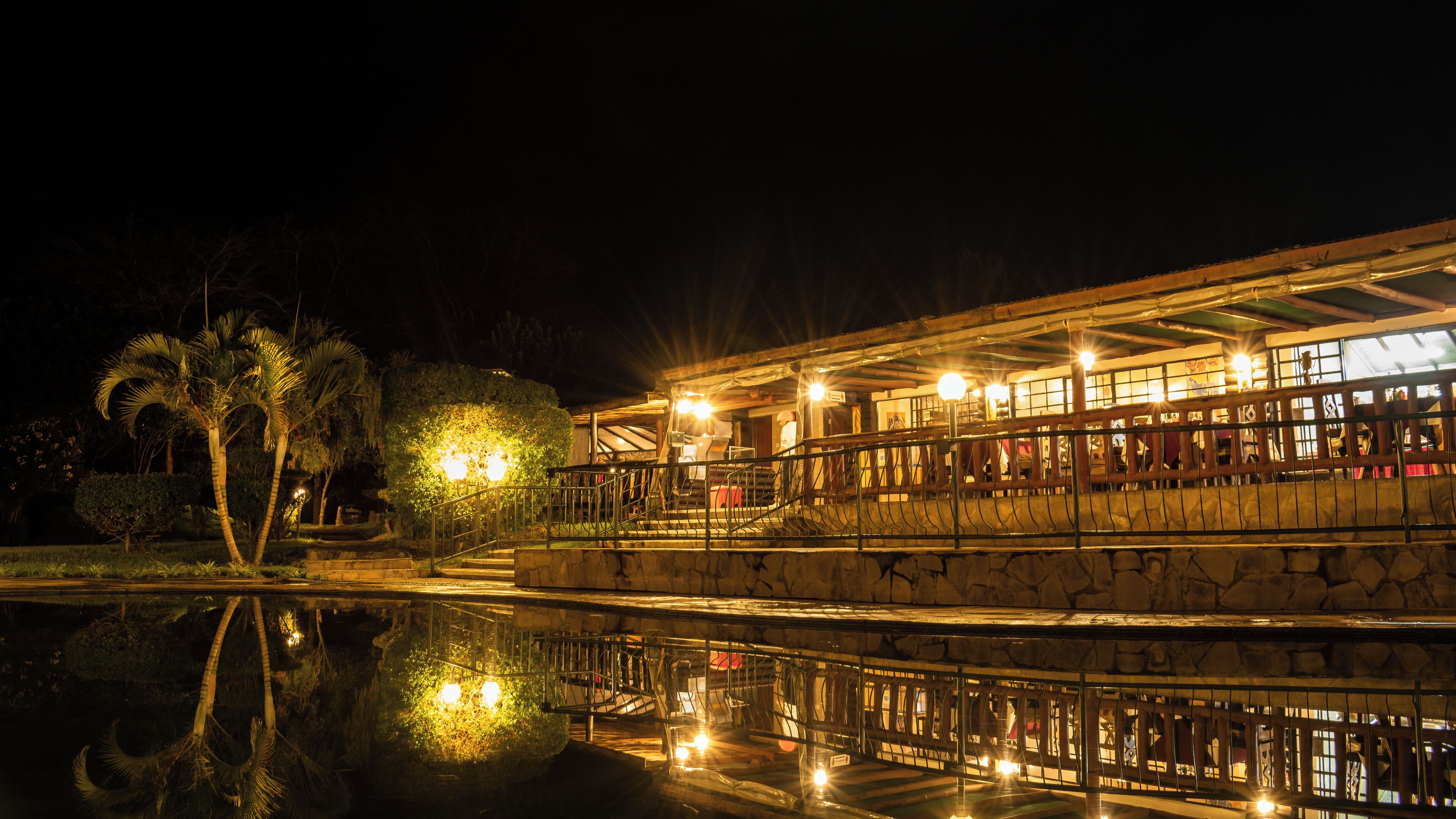 Front of property - evening/night