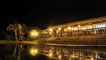 Front of property - evening/night