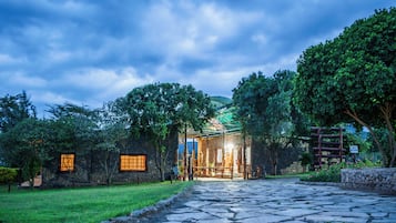 Front of property – evening/night