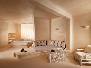 Honeymoon Villa, Private Pool | Premium bedding, minibar, in-room safe, blackout curtains - Dome Santorini Resort & Spa (Santorini)