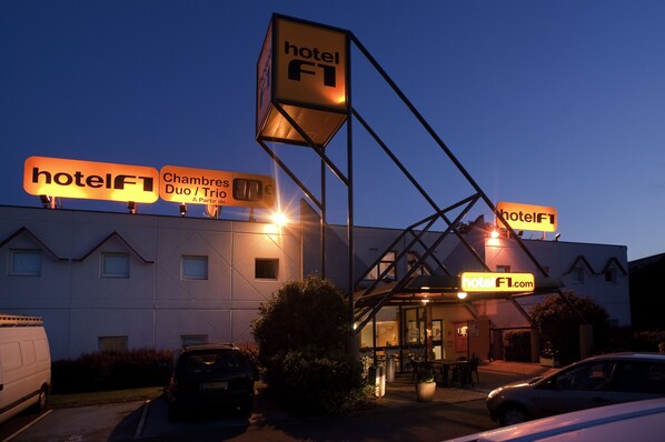 Front of property - evening/night
