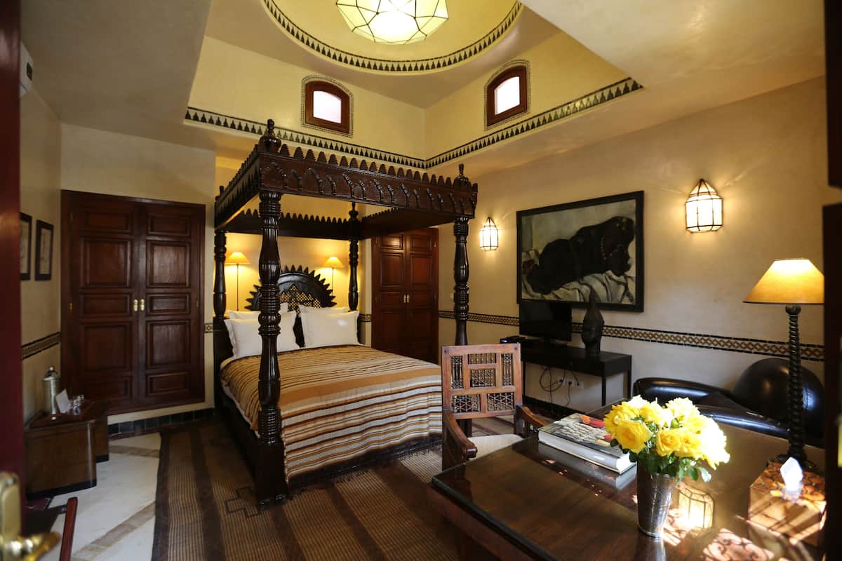 Luxury-Doppelzimmer, zum Innenhof hin (AFRICAINE) | 1 Schlafzimmer, hochwertige Bettwaren, Minibar, Zimmersafe