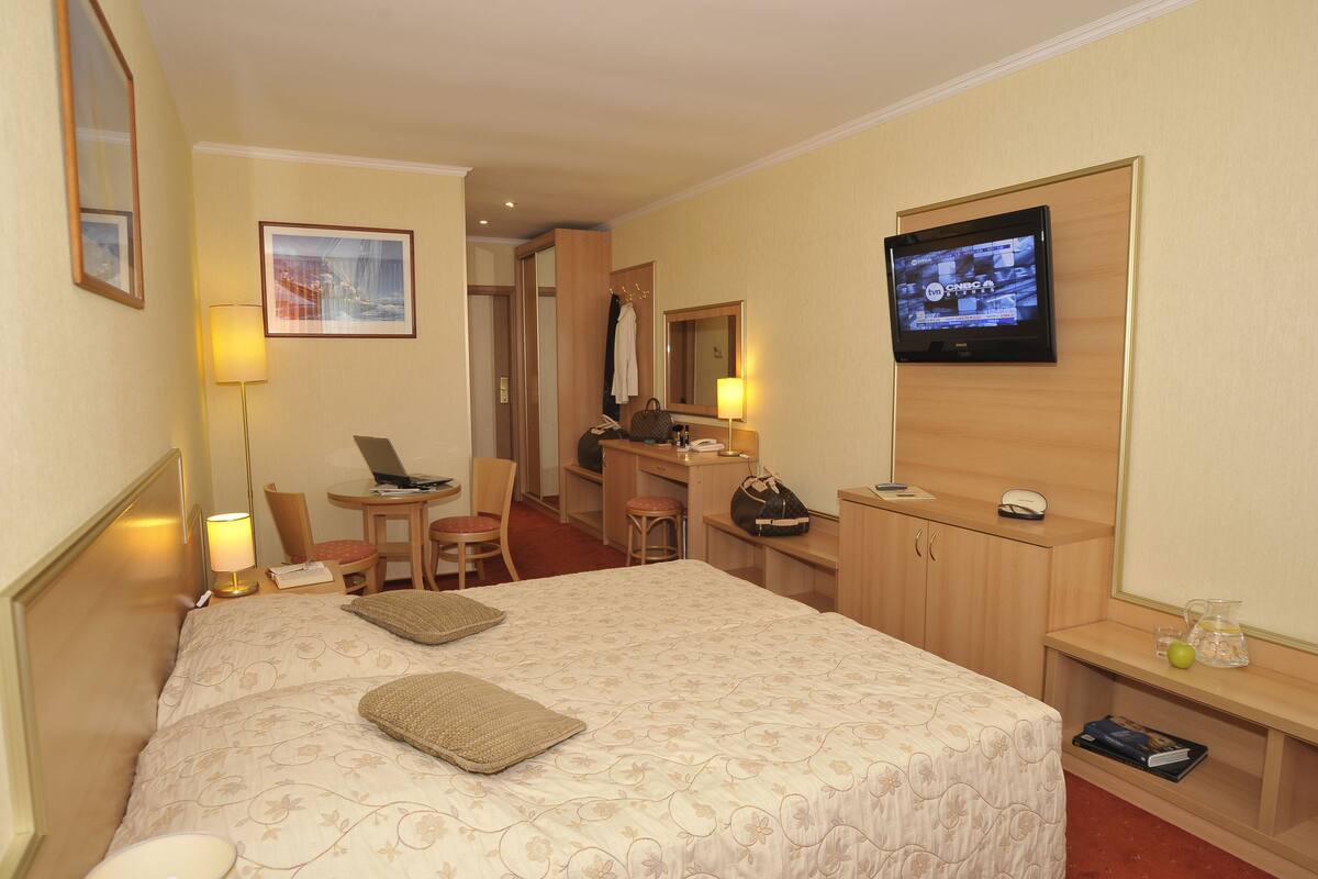 Standard Double Room | Premium bedding, minibar, in-room safe, desk