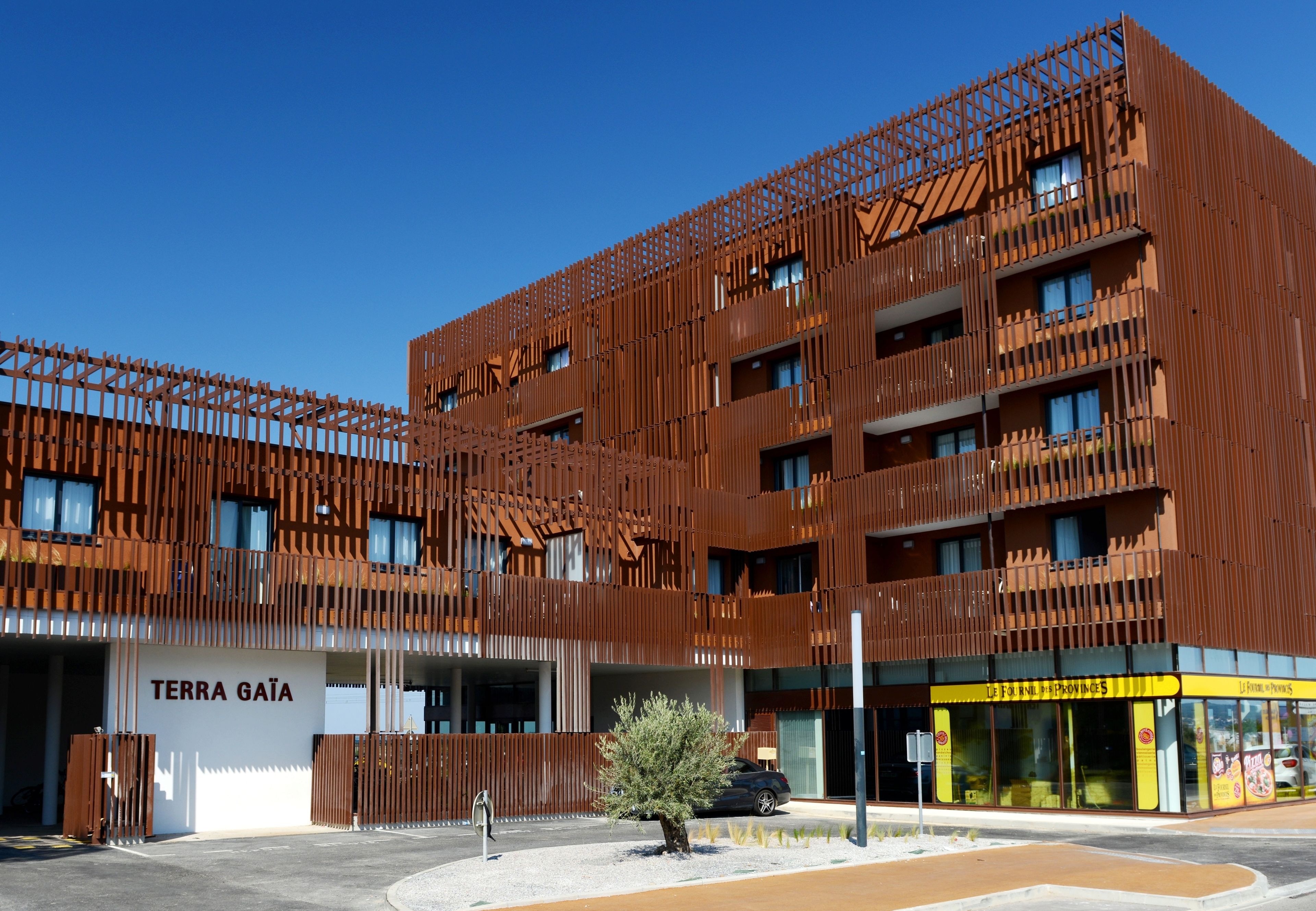 Façade de l’hébergement