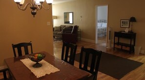 Condo, 2 Bedrooms | In-room dining - Condo Place de la Basilique (Québec City)