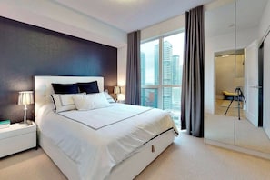 Appart'hôtel, 2 chambres, vue ville | 1 chambre, décoration personnalisée, ameublement personnalisé