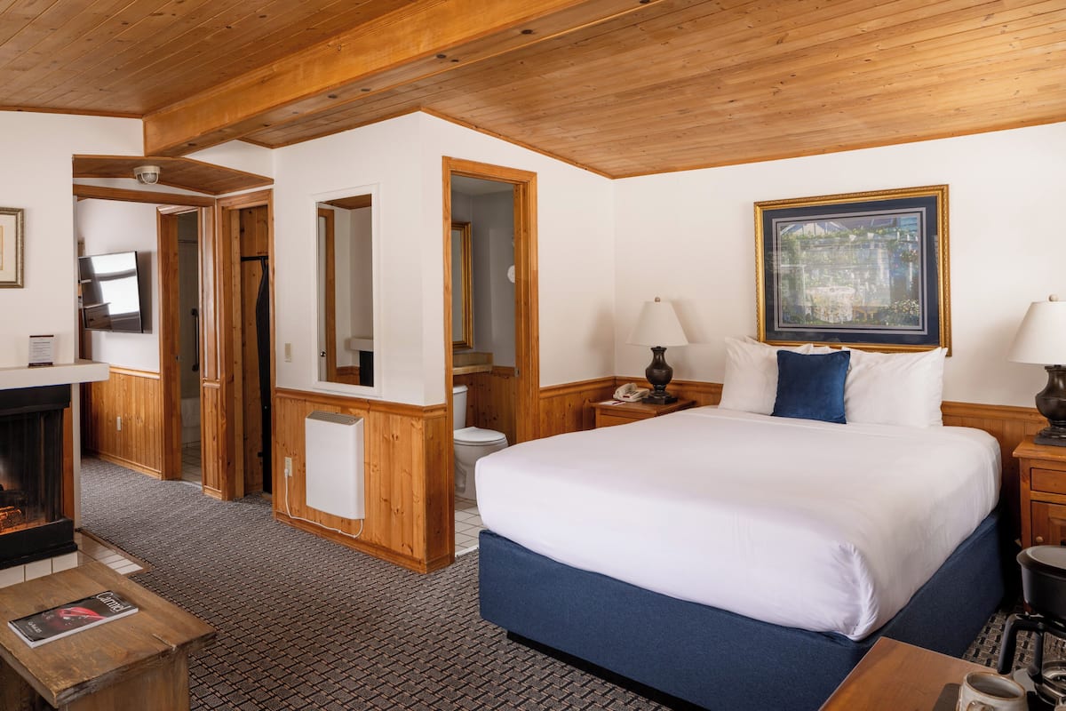 Suite Deluxe, 2 chambres, cheminée, vue cour intérieure