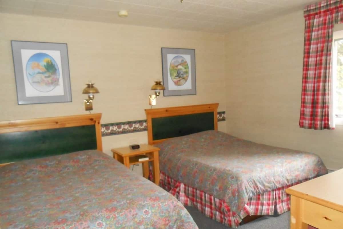 Double Room, 2 Double Beds | Blackout curtains, rollaway beds, free WiFi