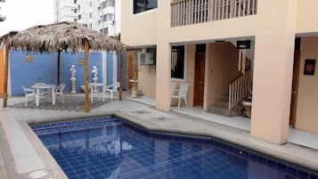 Indoor pool, outdoor pool