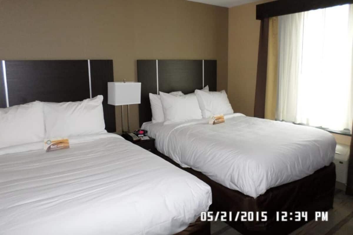 Chambre Standard, 2 lits doubles, non-fumeurs | Draps fournis