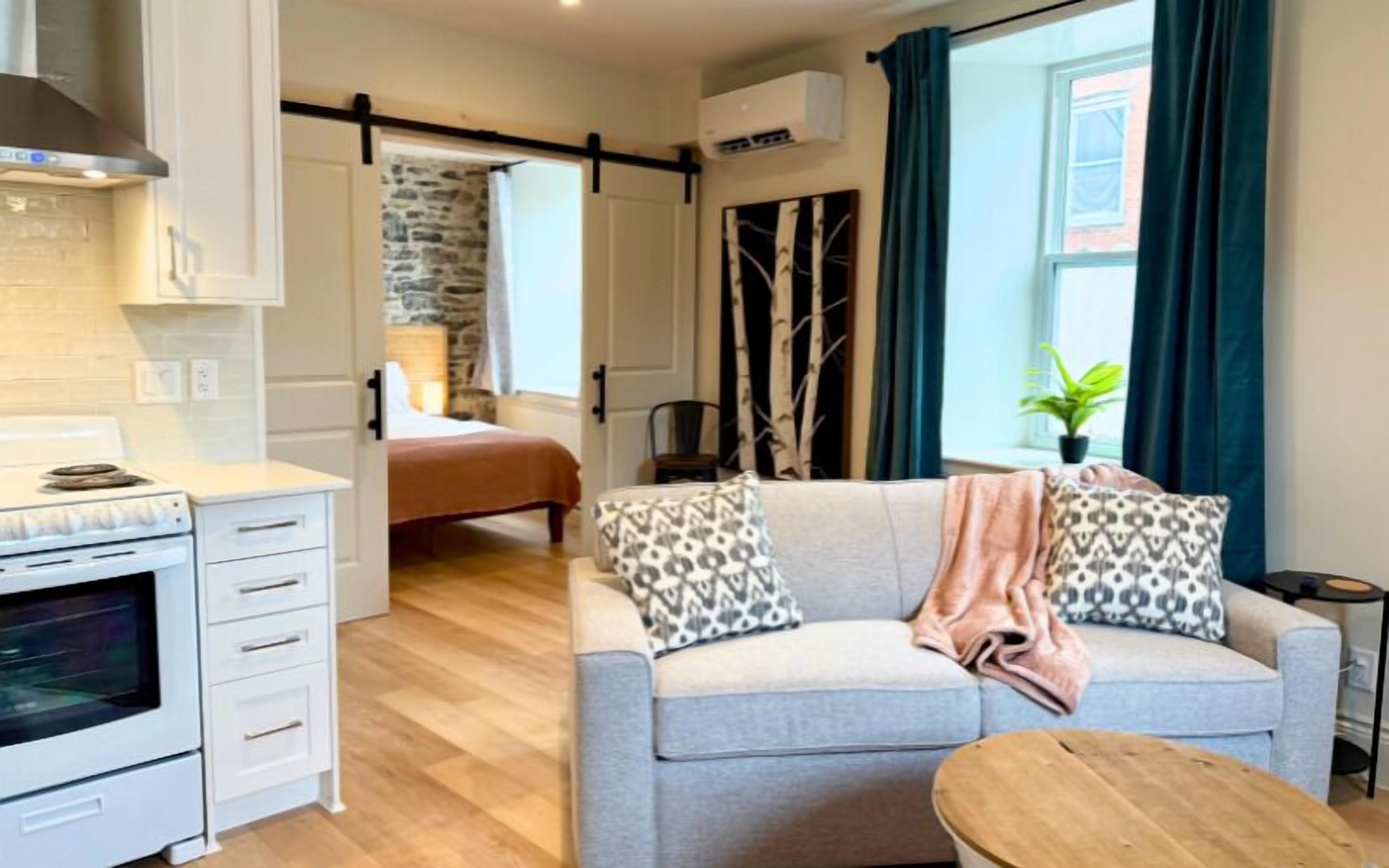 Deluxe Apartment, Non Smoking, Kitchen - Located at The StoneHaven Suite 102 @ 5 Clothier W | Premium bedding, pillowtop beds, iron/ironing board, WiFi (free)