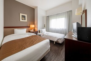 Economy Twin Room, Non Smoking (1 Single bed + 1 Extra Bed)