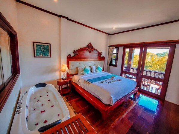 Deluxe Double Room, 1 Double Bed, Mountain View | View from room - The View Pavilion (Luang Prabang)
