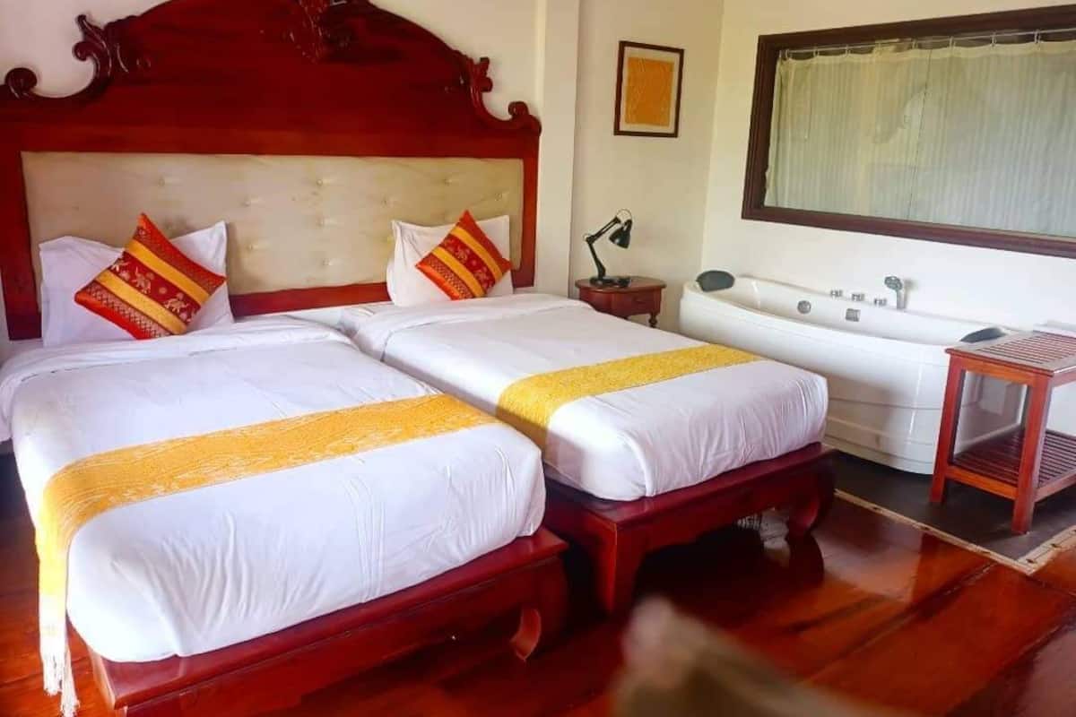 Deluxe Twin Room, 1 Bedroom, Mountain View | Balcony view