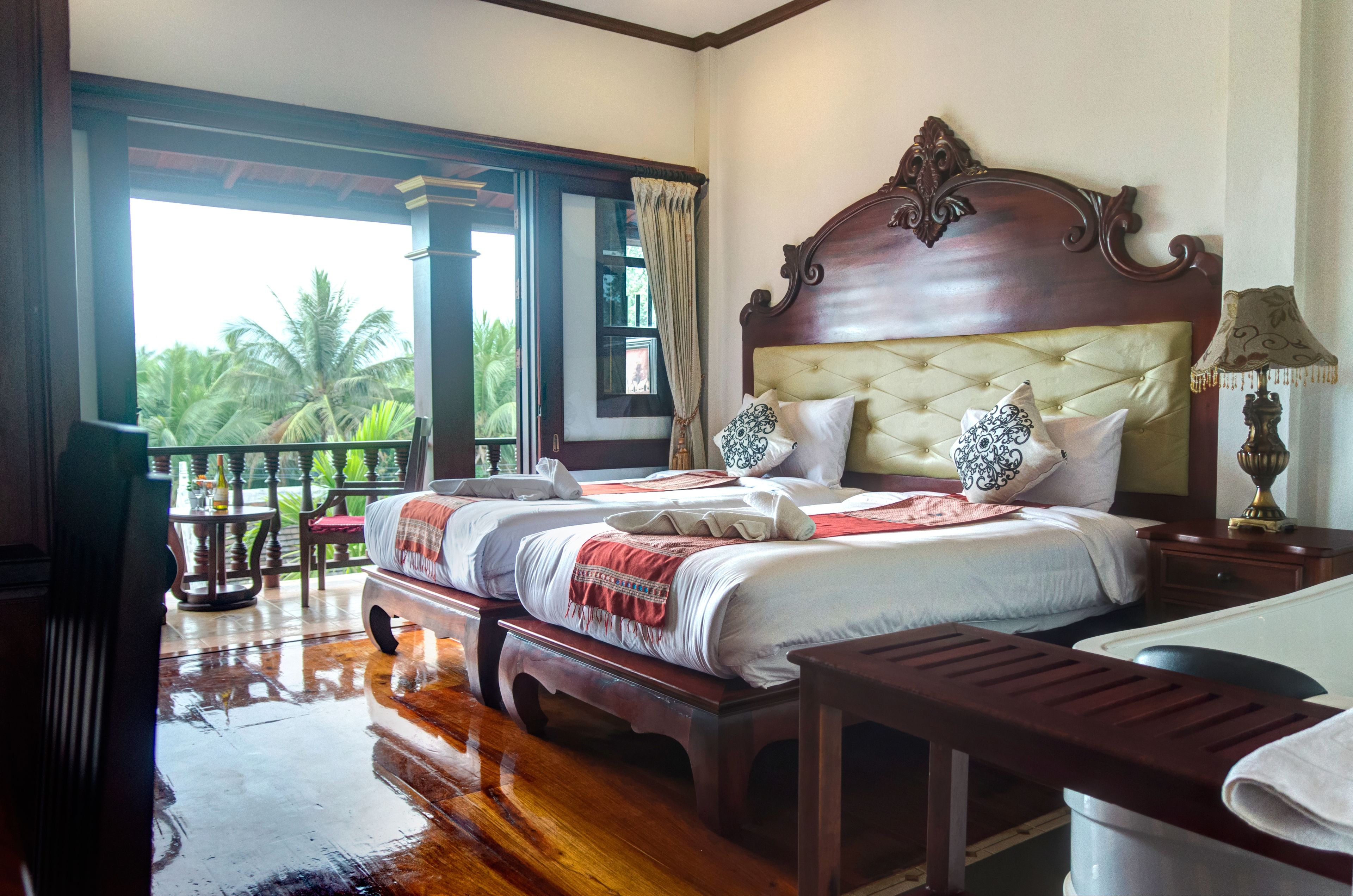 deluxe twin room, 1 bedroom, mountain view | 1 bedroom, desk, blackout curtains, soundproofing