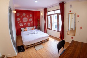 Traditional Double Room | 1 bedroom, in-room safe, individually decorated, free WiFi - Famous House Kathmandu - Hostel (Kathmandu)