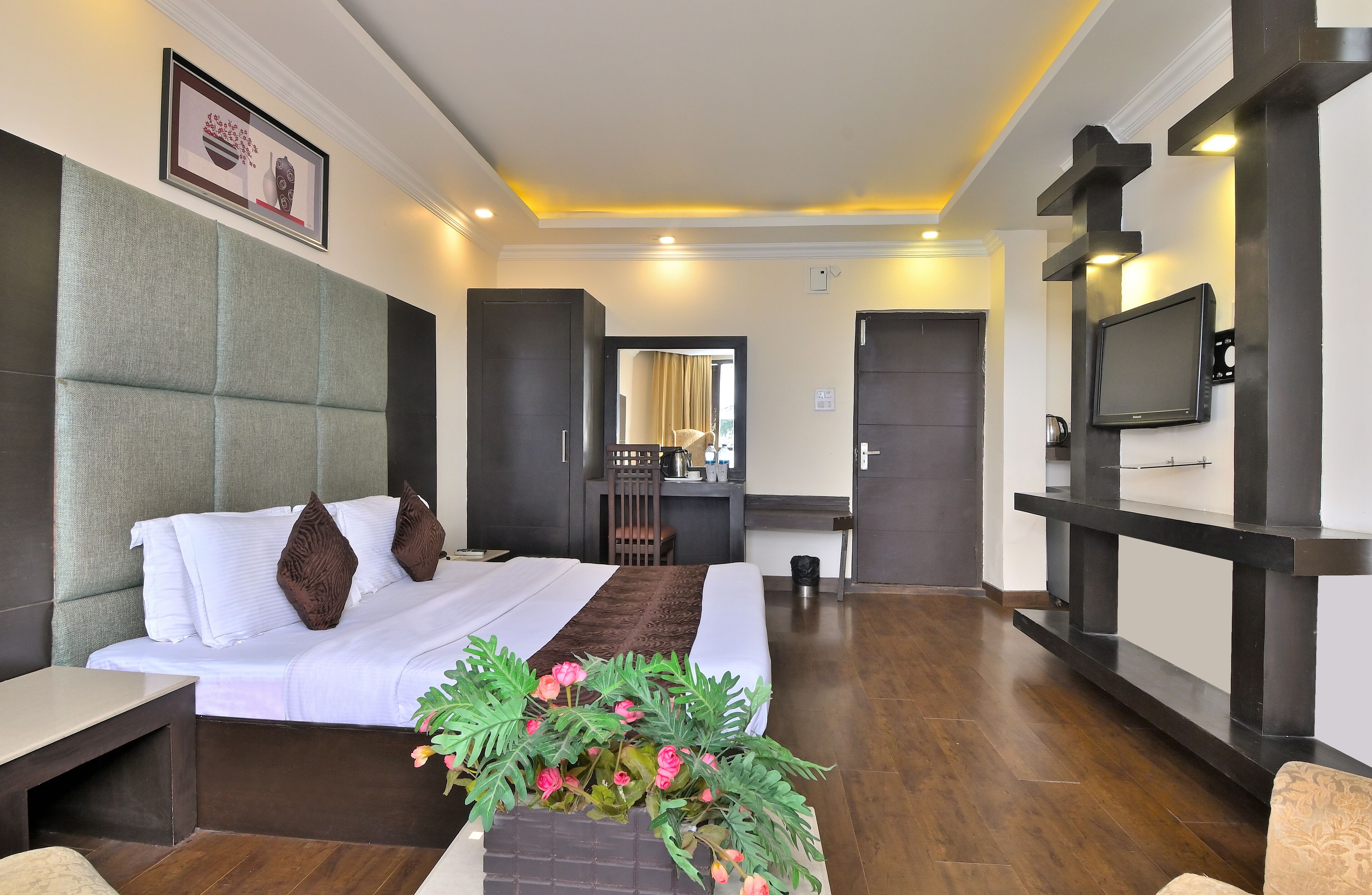 Hypoallergeen beddengoed, een minibar, een kluis op de kamer