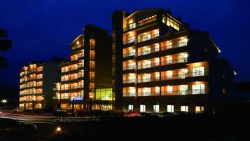 Front of property – evening/night