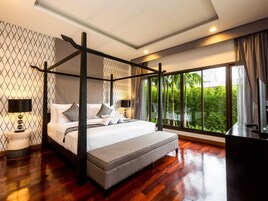 1 Bedroom Pool Villa | Premium bedding, in-room safe, blackout drapes, free WiFi