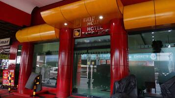 Façade de l’hébergement