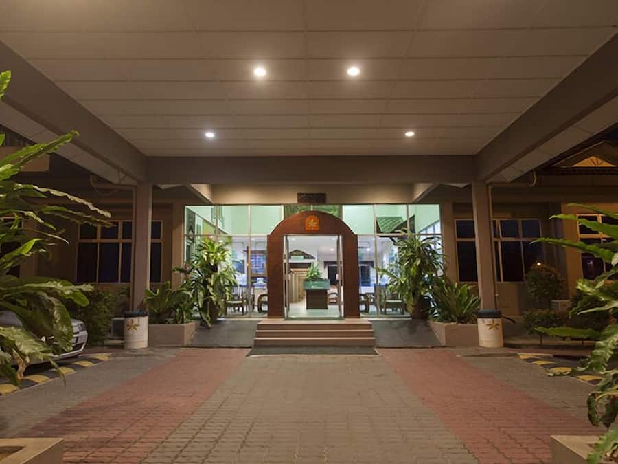 Entrada al alojamiento