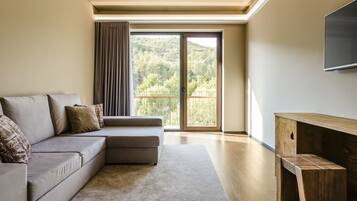 Deluxe appartement, 1 slaapkamer | Uitzicht vanaf balkon