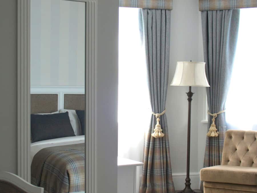 In-room safe, desk, laptop workspace, blackout drapes