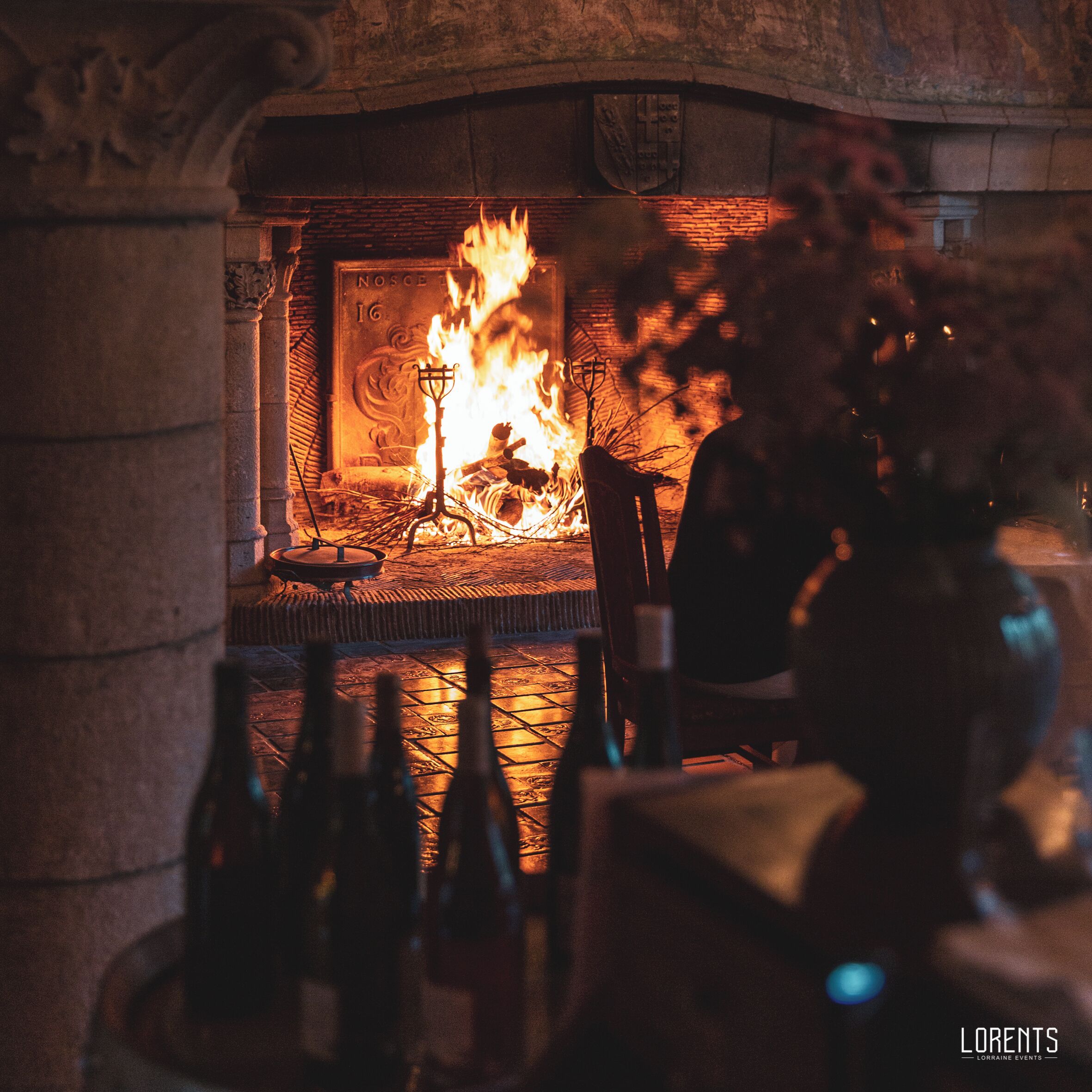 Serveert lunch en diner, Franse gerechten