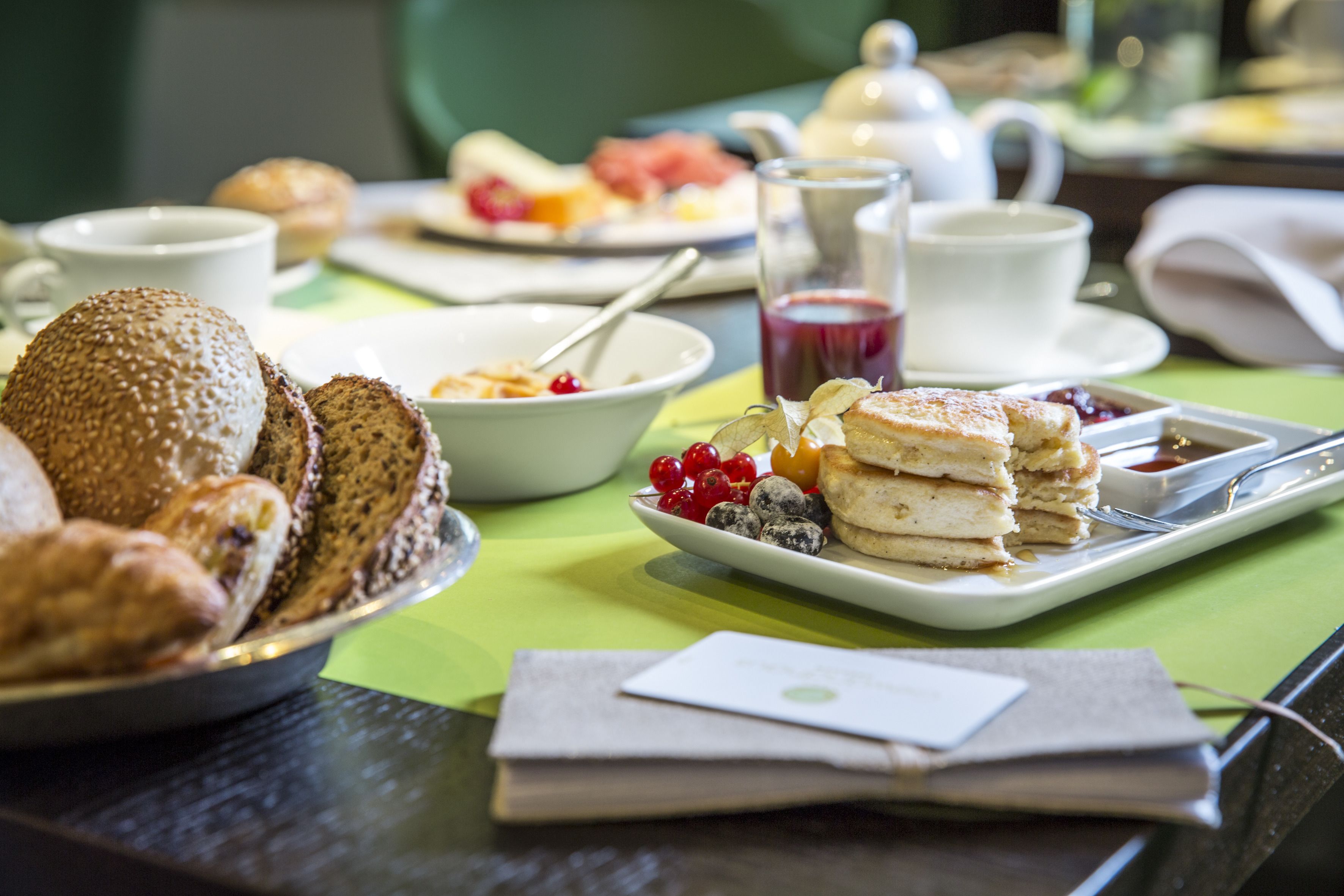 Daily buffet breakfast (EUR 35 per person)