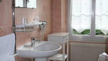 Free toiletries, hair dryer, towels