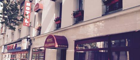 Voorkant van accommodatie