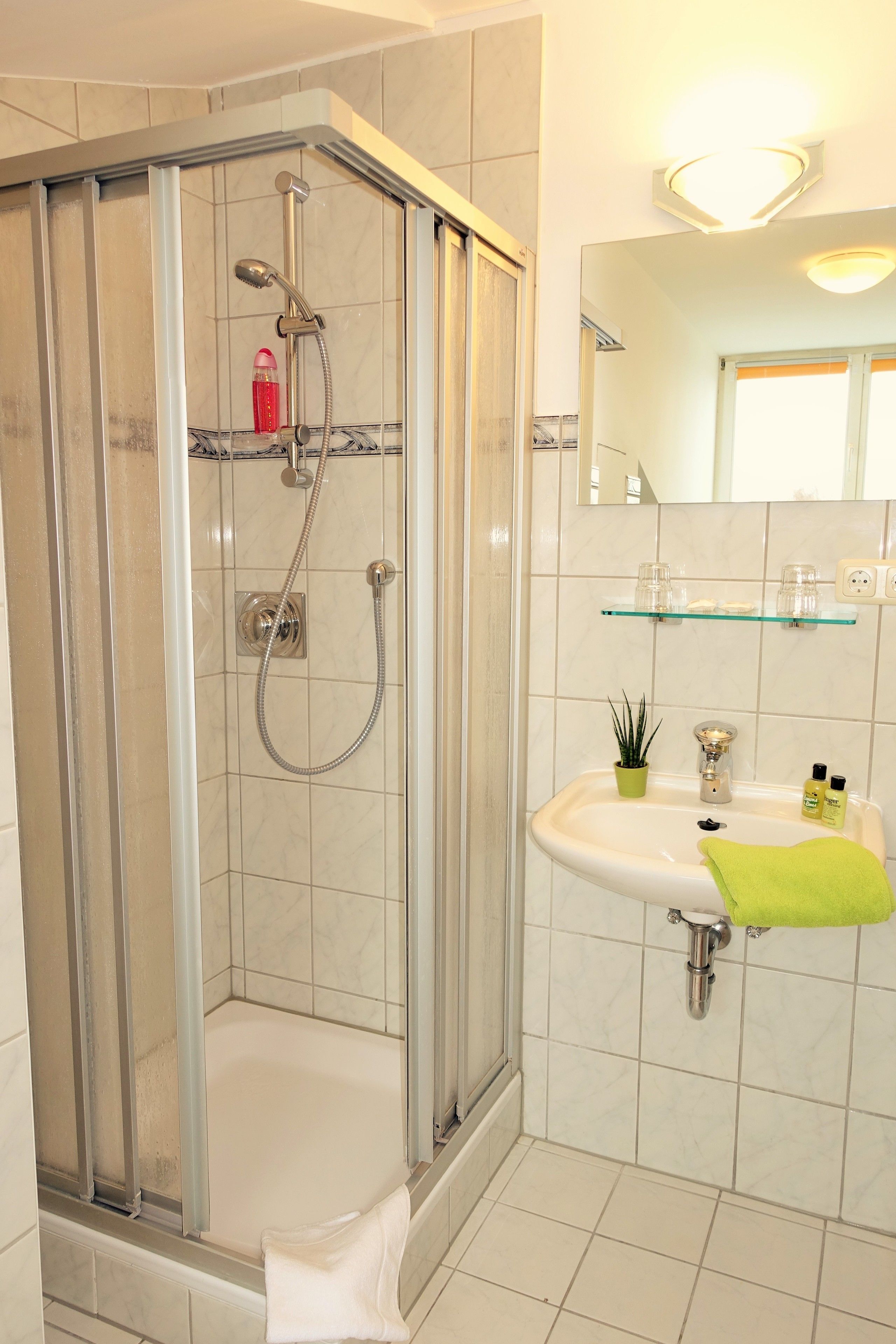 suite, kitchenette, lake view | bathroom | shower, free toiletries, hair dryer, towels