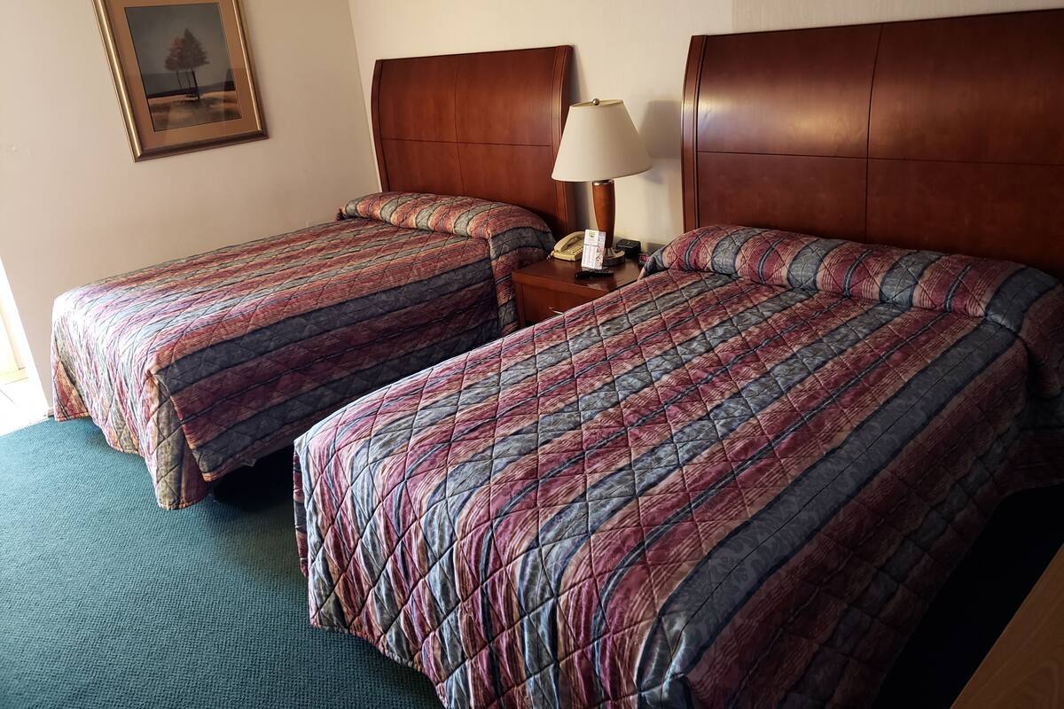 Standard Room, 2 Double Beds | Desk, laptop workspace, iron/ironing board, WiFi (free)