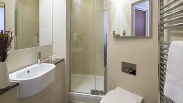 Free toiletries, hair dryer, towels