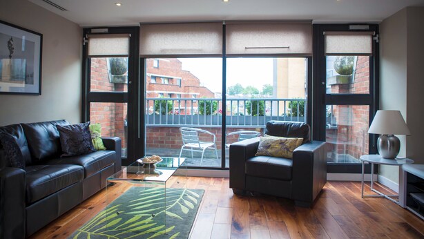 Premium Apartment, 1 Bedroom | Living area - Victoria One (London)