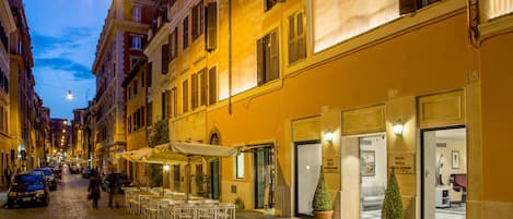 Blick von der Unterkunft