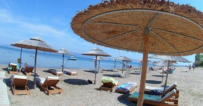 Aan het strand