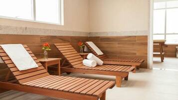1 salle de soins, massages