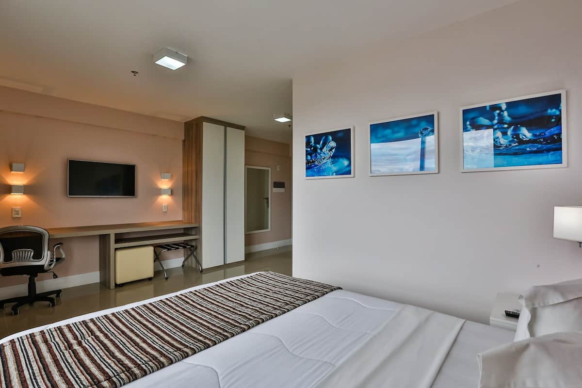 Minibar, in-room safe, desk, laptop workspace