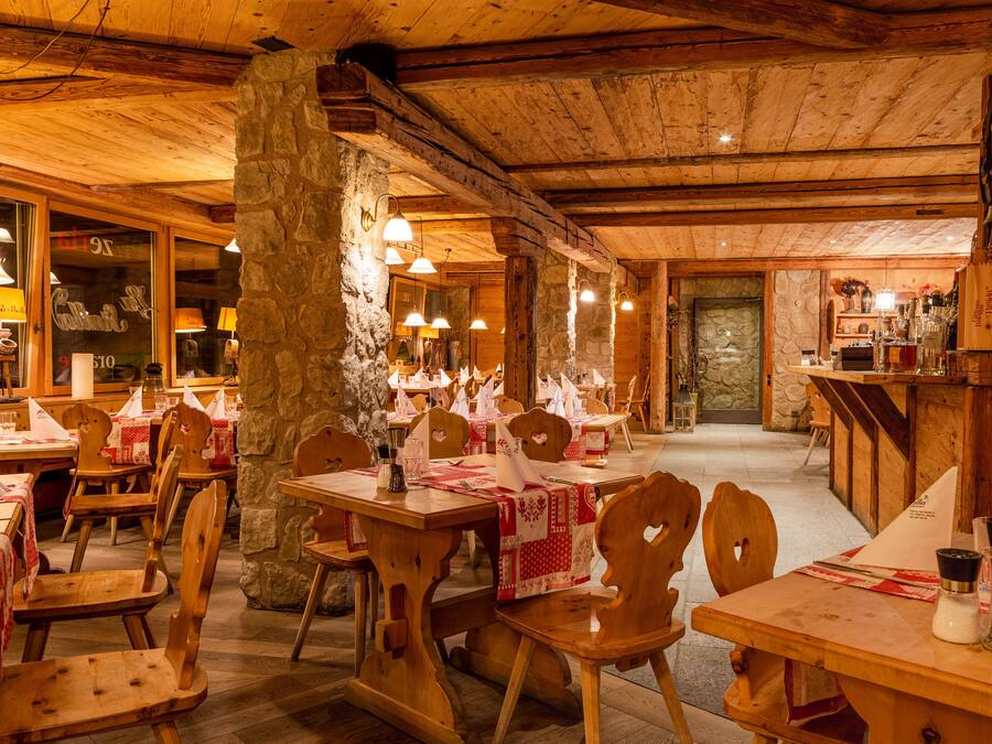 Dinner served, pizza