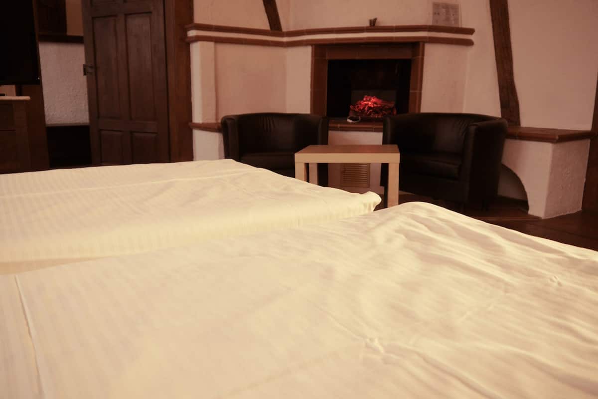 x superior twin room, 2 bedrooms, city view, mezzanine | hypo-allergenic bedding, pillow-top beds, individually decorated