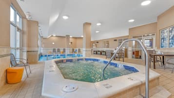 Indoor pool, outdoor pool