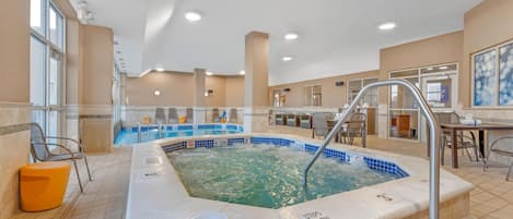 Indoor pool, outdoor pool