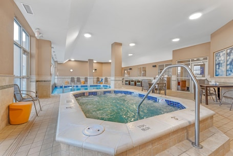 Indoor pool, outdoor pool. Drury Plaza Hotel Colorado Springs Near the Air Force Academy