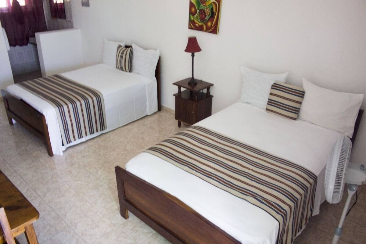 Standard Room, 2 Double Beds | Iron/ironing board (on request)