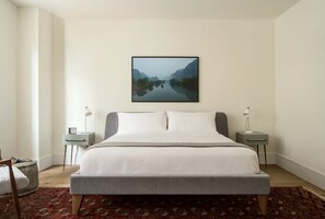 總統公寓, 2 間臥室 | 1 間睡房、意大利 Frette 床單、高級寢具、羽絨被