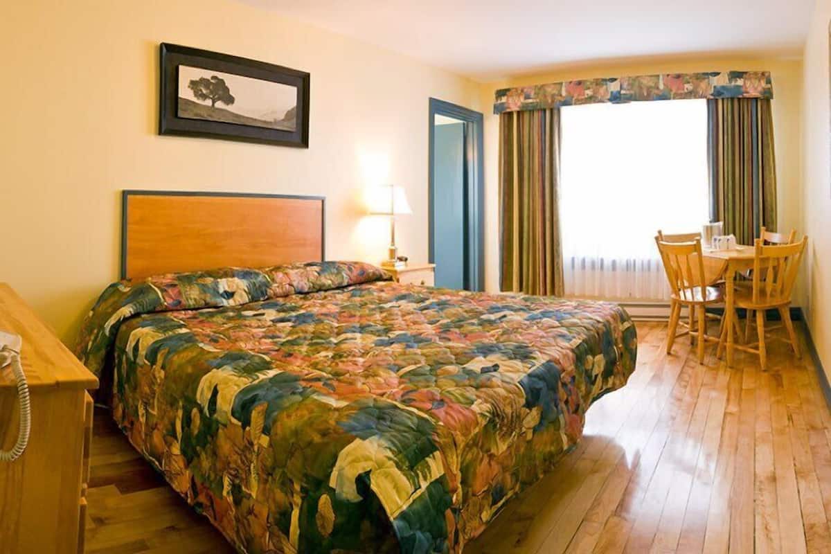 Desk, iron/ironing board, travel crib, WiFi (free)