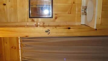 Pappy's Coal Miner's Cabin | Bathroom | Hair dryer