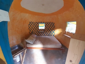 Habitación doble de diseñador | Área de sala de estar