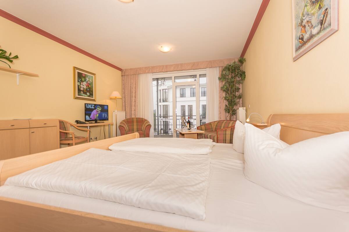 basic double room, 1 double bed | hypo-allergenic bedding, in-room safe, free wifi, bed sheets